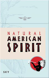 NATURAL AMERICAN SPIRIT SKY logo