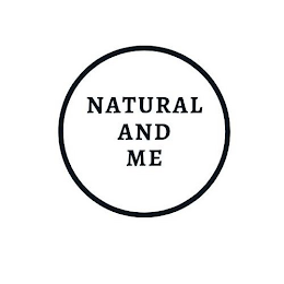 NATURAL AND ME logo