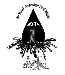 NATURAL ARTESIAN WELL WATER AVILLA logo