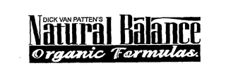 NATURAL BALANCE DICK VAN PATTEN'S ORGANIC FORMULAS. logo