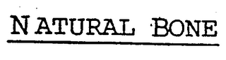 NATURAL BONE logo