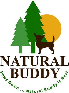 NATURAL BUDDY PAWS DOWN...NATURAL BUDDY IS BEST logo