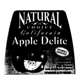 NATURAL CHOICE CALIFORNIA APPLE DELITE logo