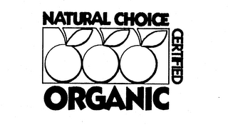 NATURAL CHOICE ORGANIC CERTIFIED logo