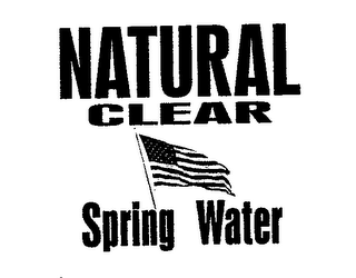 NATURAL CLEAR SPRING WATER logo