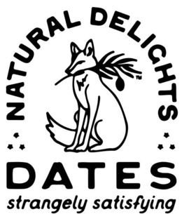 NATURAL DELIGHTS DATES STRANGELY SATISFYING logo