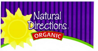 NATURAL DIRECTIONS ORGANIC logo