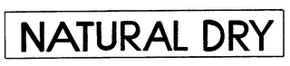 NATURAL DRY logo