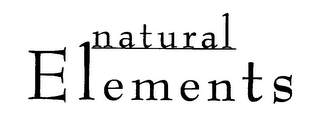 NATURAL ELEMENTS logo