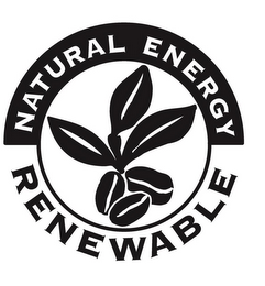 NATURAL ENERGY RENEWABLE logo