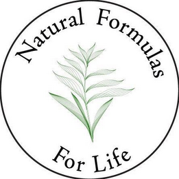 NATURAL FORMULAS FOR LIFE logo