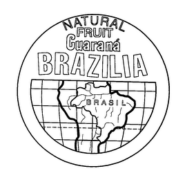 NATURAL FRUIT GUARANA BRAZILIA BRASIL logo