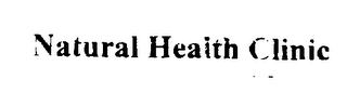 NATURAL HEALTH CLINIC logo