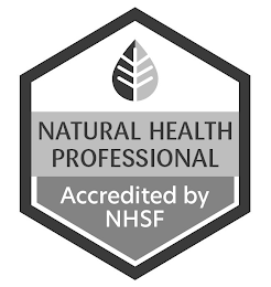 NATURAL HEALTH PROFESSIONAL ACCREDITED BY NHSF logo