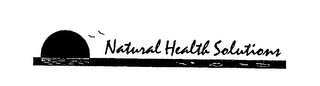 NATURAL HEALTH SOLUTIONS logo