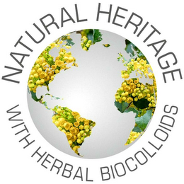 NATURAL HERITAGE WITH HERBAL BIOCOLLOIDS logo