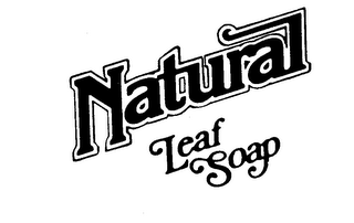 NATURAL LEAF SOAP logo