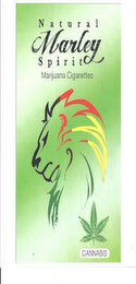 NATURAL MARLEY SPIRIT MARIJUANA CIGARETTES logo