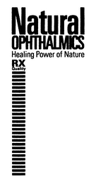 NATURAL OPHTHALMICS HEALING POWER OF NATURE RX QUALITY logo