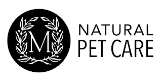 NATURAL PET CARE logo