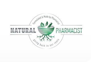 NATURAL PHARMACIST MADE & FORMULATED BYPHARMACIST GOING BACK TO OUR ROOTS logo