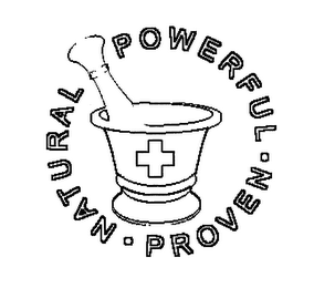 NATURAL POWERFUL PROVEN logo