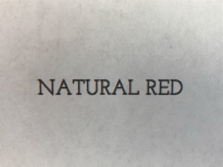 NATURAL RED logo