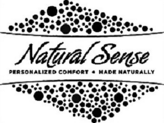 NATURAL SENSE PERSONALIZED COMFORT · MADE NATURALLY logo