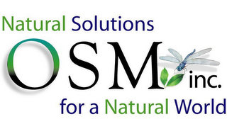 NATURAL SOLUTIONS FOR A NATURAL WORLD OSM INC. logo