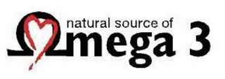 NATURAL SOURCE OF OMEGA 3 logo