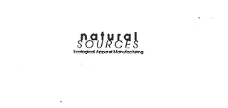 NATURAL SOURCES ECOLOGICAL APPAREL MANUFACTURING logo