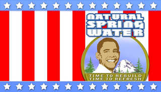 NATURAL SPRING WATER TIME TO REBUILD TIME TO REFRESH logo