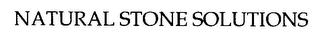 NATURAL STONE SOLUTIONS logo