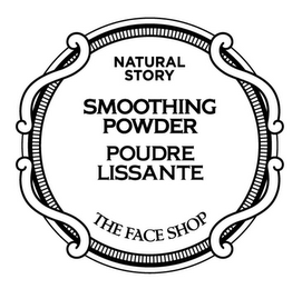 NATURAL STORY SMOOTHING POWDER POUDRE LISSANTE THE FACE SHOP logo