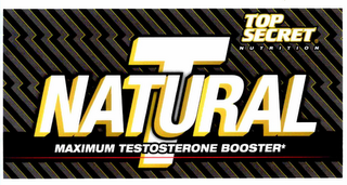NATURAL T TOP SECRET NUTRITION MAXIMUM TESTOSTERONE BOOSTER logo