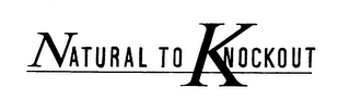 NATURAL TO KNOCKOUT logo