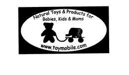 NATURAL TOYS & PRODUCTS FOR BABIES, KIDS & MOMS WWW.TOYMOBILE.COM logo