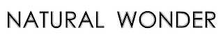 NATURAL WONDER logo