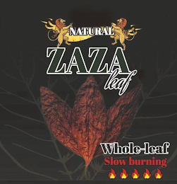 NATURAL ZAZA LEAF WHOLE-LEAF SLOW BURNING logo