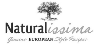 NATURALISSIMA GENUINE EUROPEAN STYLE RECIPES logo