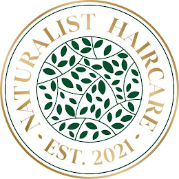 NATURALIST HAIRCARE EST. 2021 logo