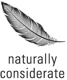 NATURALLY CONSIDERATE logo