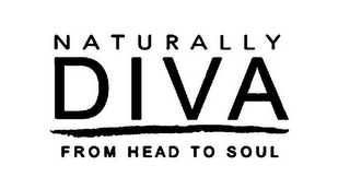 NATURALLY DIVA FROM HEAD TO SOUL logo