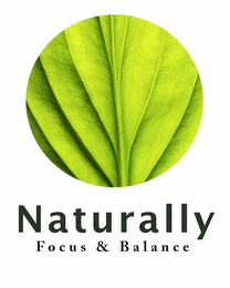 NATURALLY FOCUS & BALANCE logo