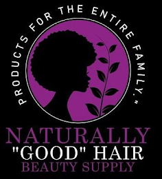 NATURALLY GOOD HAIR BEAUTY SUPPLY PRODUCTS FOR THE ENTIRE FAMILY logo