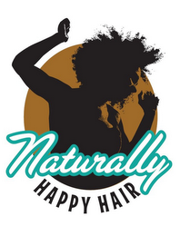 NATURALLY HAPPY HAIR logo