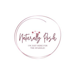 NATURALLY POSH  I'M JUST HERE FOR THE SPARKLE! logo