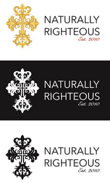 NATURALLY RIGHTEOUS EST. 2010 logo