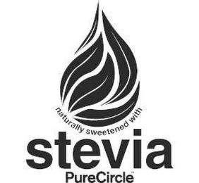 NATURALLY SWEETENED WITH STEVIA PURECIRCLE logo
