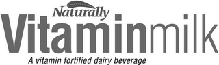 NATURALLY VITAMINMILK A VITAMIN FORTIFIED DAIRY BEVERAGE logo